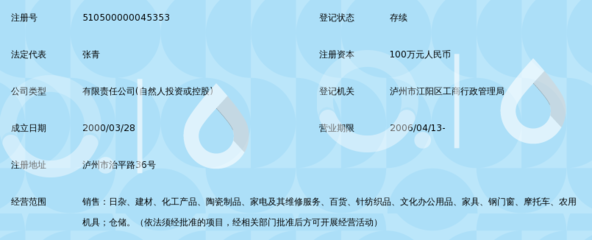 四川省泸州市广隆日用杂品